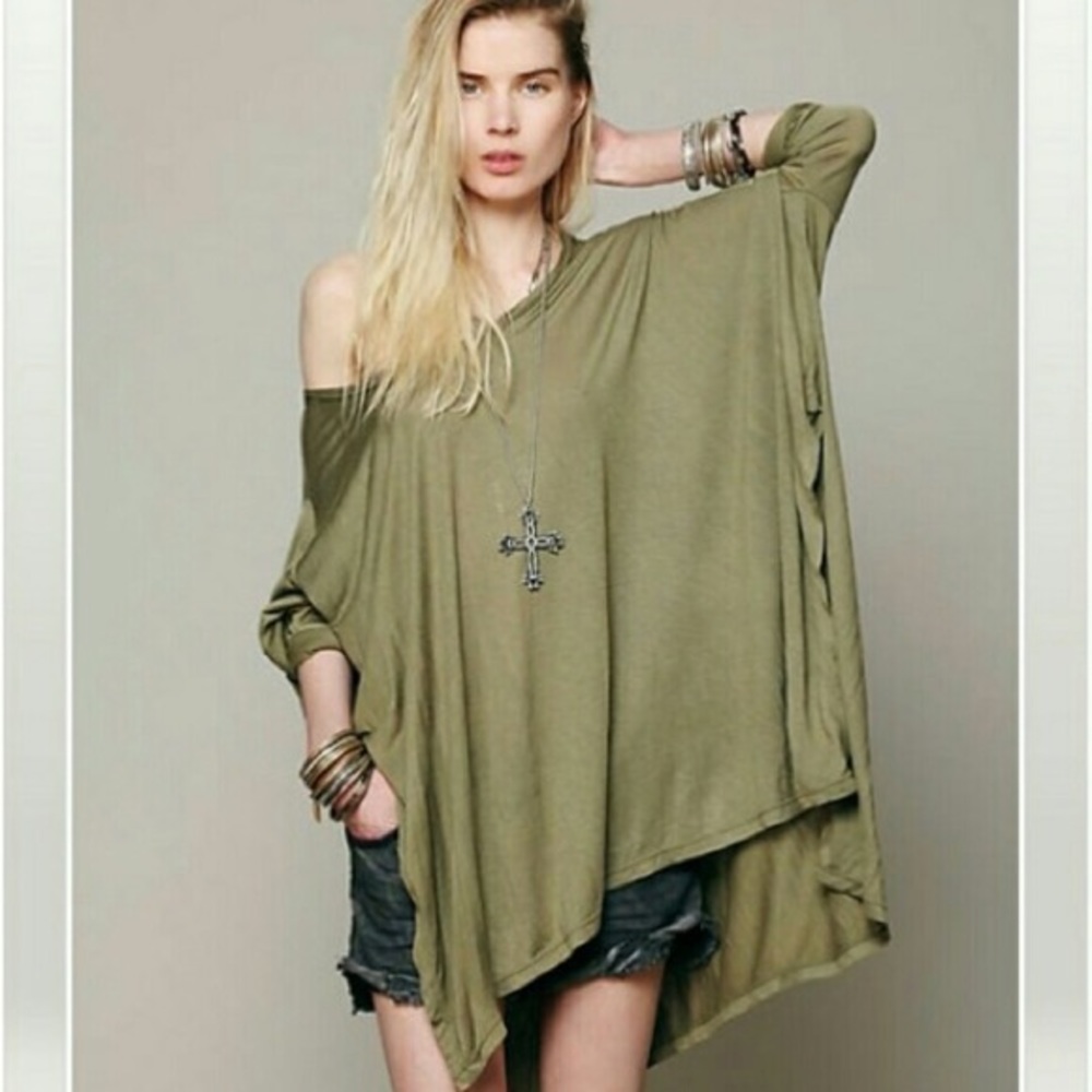 Free People Big Dipper Oversized Shirt